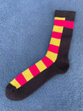 Topknot socks ボーダー RED/YELLOW (トップノット)
